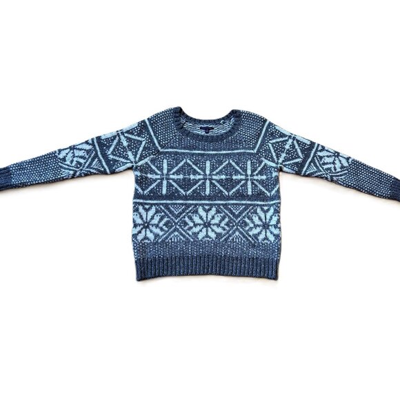 AEO Wool Blend Snowflake Sweater (like NEW) - Picture 9 of 13